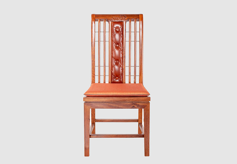 金昌芙蓉榭中式实木餐椅效果图
